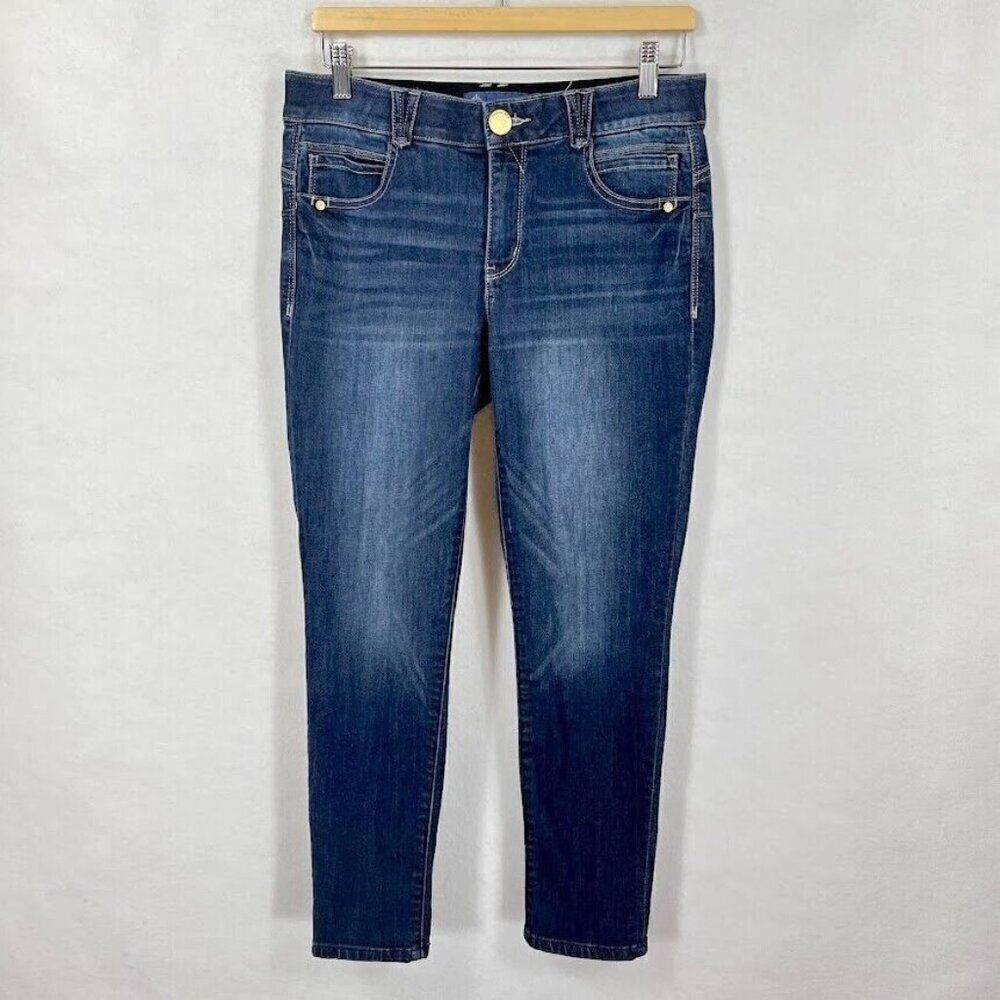 Democracy "Ab"solution® Ankle Skimmer Dark Denim Skinny Jeans Size 8